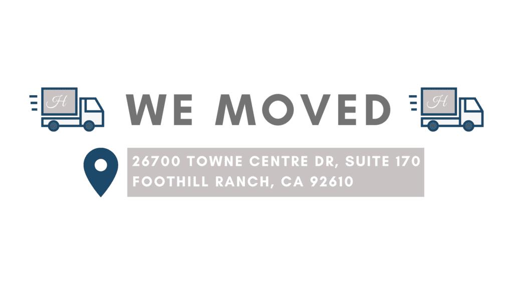 HPS New Location -- 26700 Towne Centre Dr, Suite 170 Foothill Ranch, CA 92610.